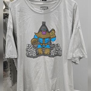 Marvel Thanos Infinity Gauntlet Men's Gray 3XL T-Shirt LootCrate Exclusive